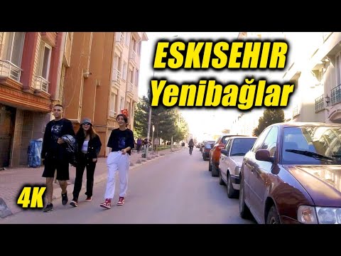 [4K] Turkey Eskisehir | Student Neighborhoods | Yenibağlar and Bahçelievler neighborhoods | ASMR