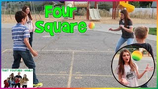 FOUR SQUARE  PLAYGROUND WARS / That YouTub3 Family