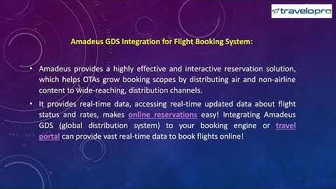 Amadeus GDS Integration