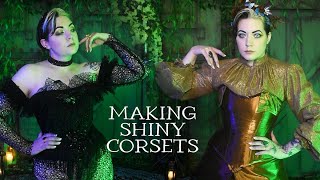 Making a Metallic Copper Corset