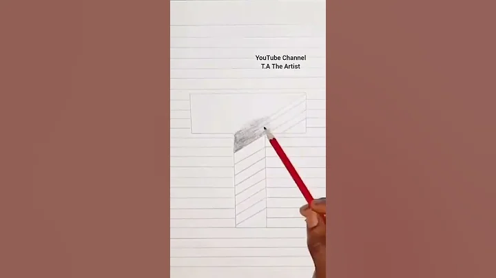 3D Letter T Drawing | Optical Illusion |Trick Art #shorts #drawing #illusion #3d #art #youtubeshorts