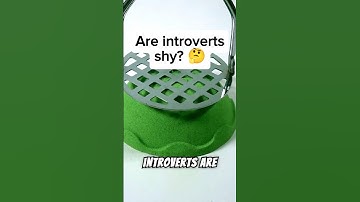 Are introverts shy? 🤔 #introvert #shorts
