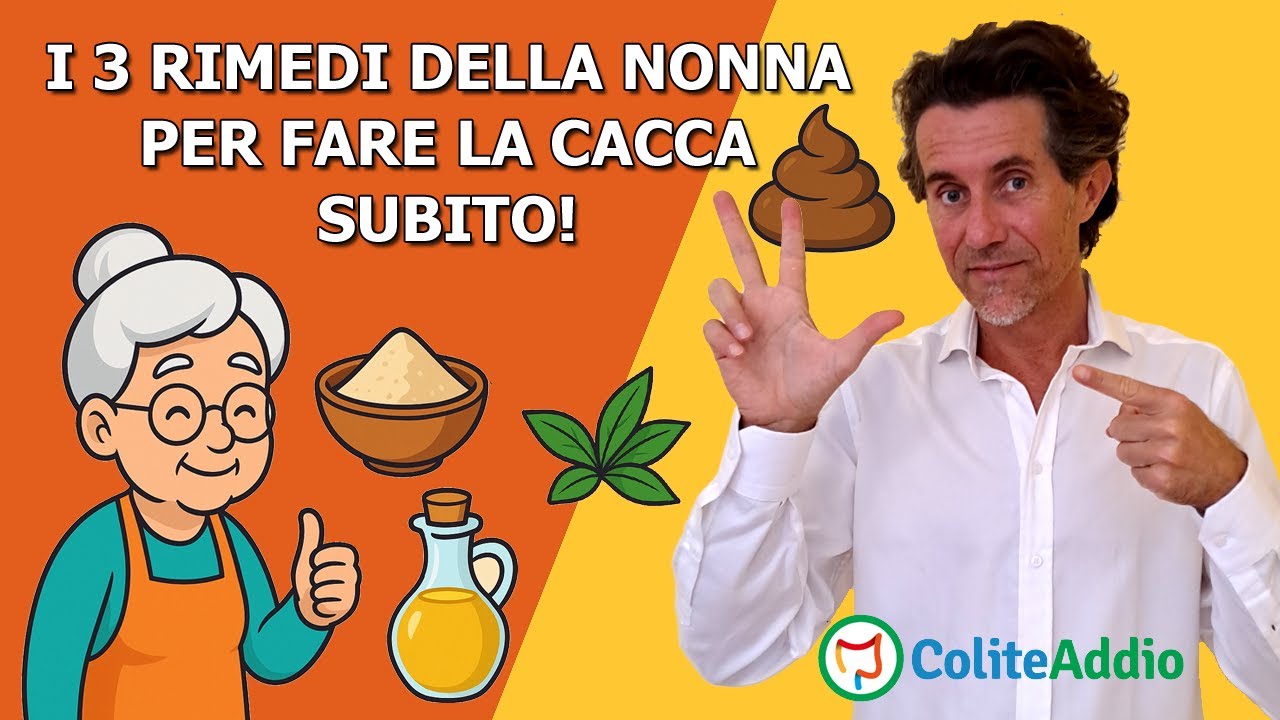 I 3 rimedi della nonna per fare la cacca subito!