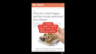 2 Things You Need to Know About Chick Fil A's Dairy Allergen #shorts