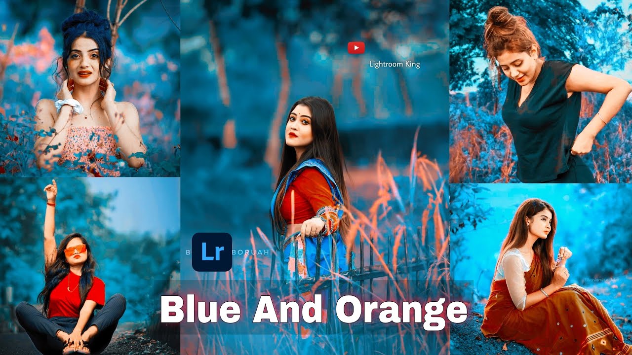 blue and orange tone photo editing in lightroom | lightroom photo editing || preset download free