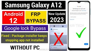 Samsung A12 FRP Bypass Android 12 Without Pc | Samsung A12 Google Account Remove Samsung Frp screenshot 3