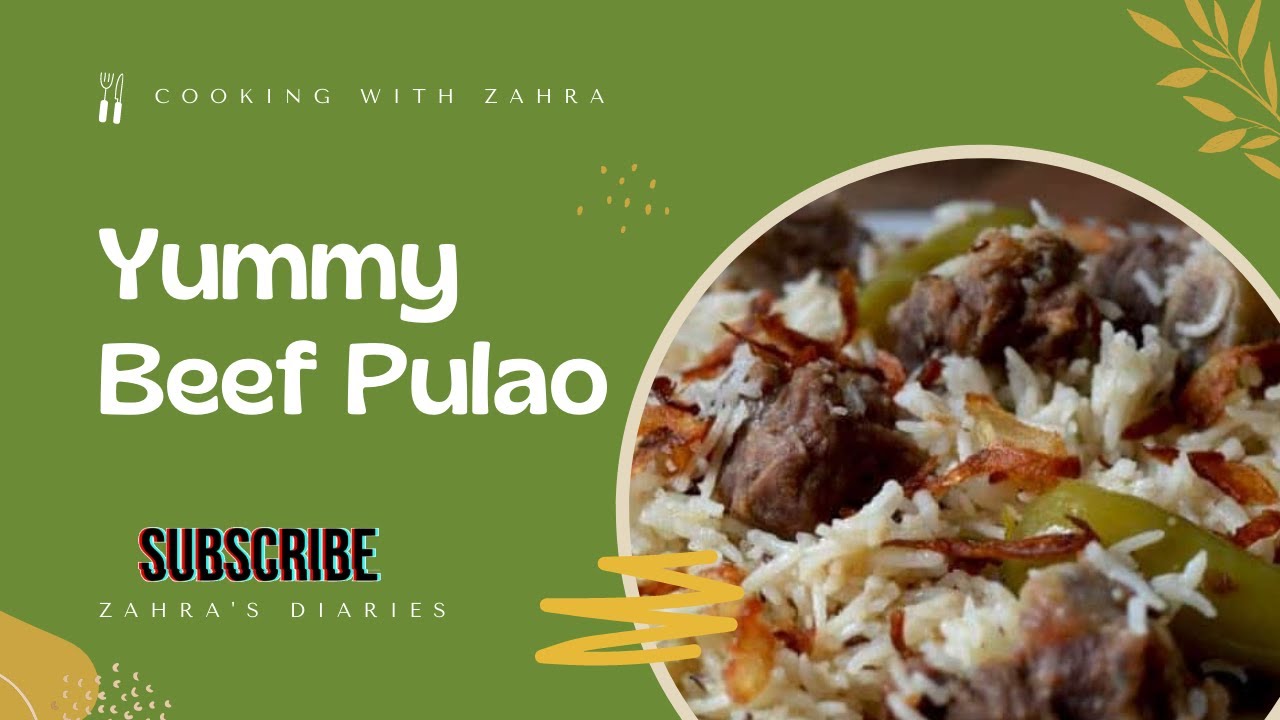Beef Pulao Recipe | Rice Recipe | Yummy Pulao Recipe - YouTube
