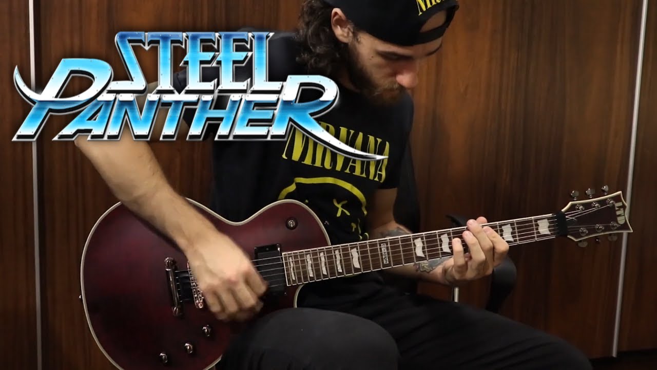Steel Panther - Eyes Of a Panther GUITAR COVER + TABS
