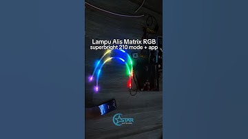 Lampu LED alis matrix rgb welcome superbight 210mode + App