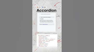 Create animated accordion with only html and css #css #coding