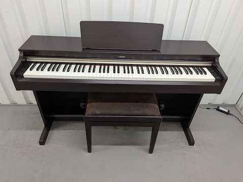 Yamaha Arius YDP-162 Digital Piano and stool in rosewood