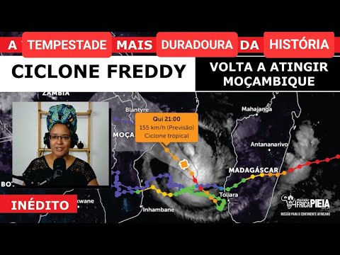 🌀 CYCLONE  FREDDY ATINGIRÁ MOÇAMBIQUE PELA SEGUNDA VEZ