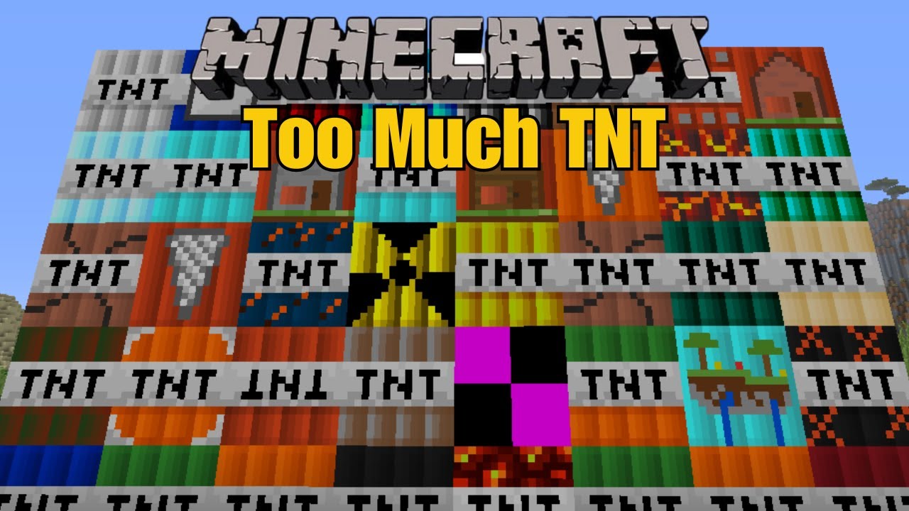 Too Much TNT | MINECRAFT Mod Showcase - YouTube