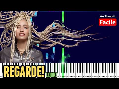 Monroe - Regarde! Look! Piano Tutorial Facile Avec Lyrics