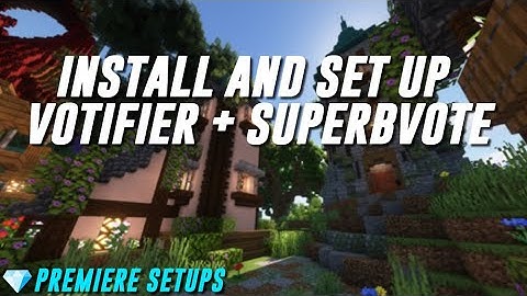 How to set up voting on your Minecraft server (2022) - Plugin Tutorial