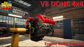 Car Mechanic Simulator 2021 - Full Engine Guide - V8 DOHC 4x4