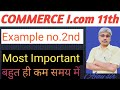 COMMERCE I.COM 11TH  EXAMPLE NO .2