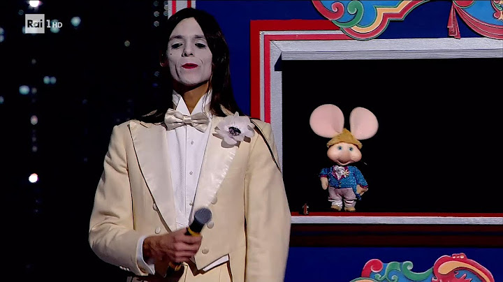 Lucio Corsi & Topo Gigio - "Nel blu, dipinto di blu" {SANREMO 2025} Live Audio - Photo Show