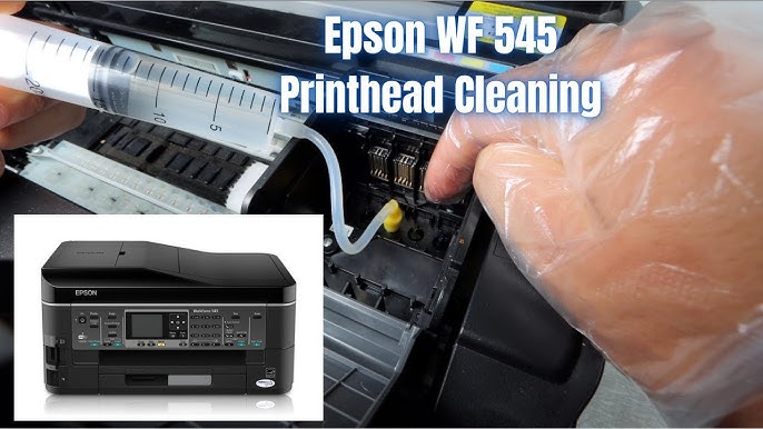 WorkForce WF 2510WF: How to do Printhead Cleaning Cycles - YouTube
