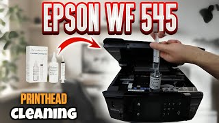Epson WF 545 - Printhead Cleaning - How To Tutorial