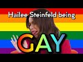 Hailee steinfeld being gay for nearly a minute and a half unstraight