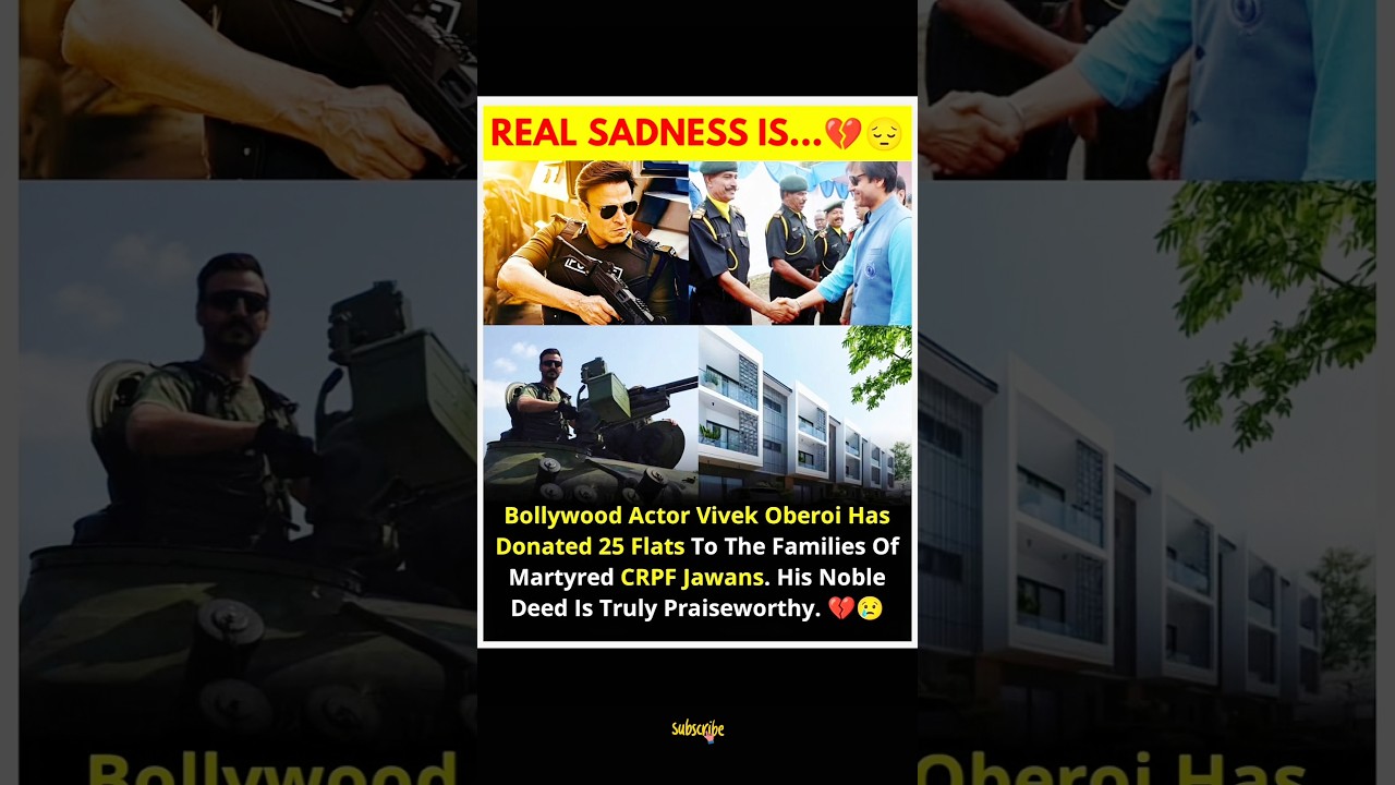 Vivek Oberoi's Heartfelt Tribute to CRPF Martyrs 