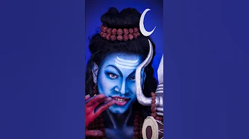 हर हर महादेव🙏😱#shivamakeup #mahadev #mahakal #youtubeshorts #creativemakeup #lordshiva #shiv #makeup