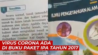 Virus Corona Ada di Buku Paket IPA Tahun 2017, Katanya Tidak Berbahaya