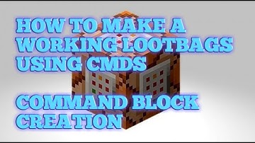 ✓HOW TO MAKE A WORKING LOOTBAGS! l Minecraft PE l (Tutorial)