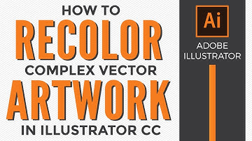 How to recolor complex vector artwork in Adobe Illustrator with the Recolor Artwork tool