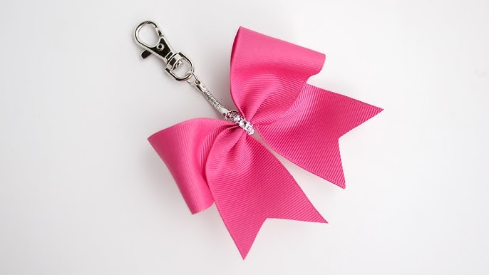 Cheer Sports Keychains for Girls Bow Key Chain