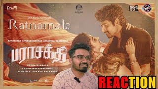 Ratnamala Lyrical Reaction Parasakthi Sivakarthikeyan Sreeleela Sudha Kongara G.v. Prakash