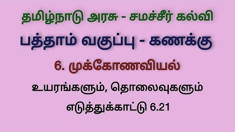 Class 10 Maths Chapter 6 Example 6.21