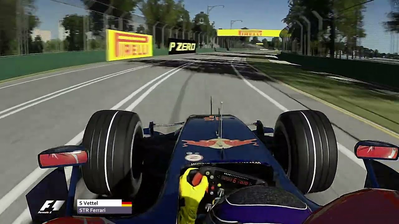 F1 2008 Melbourne | Sebastian Vettel Onboard | #assettocorsa