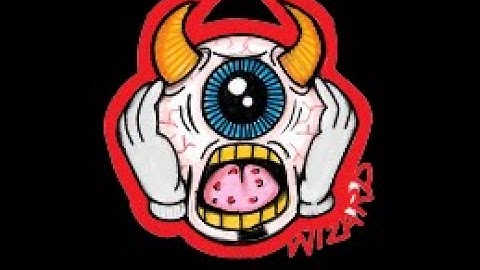 How to draw a One Eye Devi -Cara membuat graffiti wizard karakter,