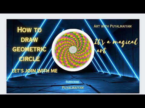 Simple Geometric art for beginners #geometric #trickart  #geometry #geometricdrawing  @ChosenArt