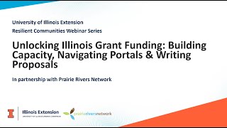 Resilient Communities Webinar | Unlocking Illinois Grant Funding | 5-6-25