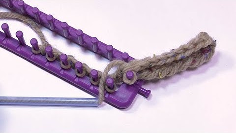 Loom Knitting Cast Off Flat Panel - No Stretch | BEGINNER