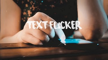 FILMORA 9 | HOW TO USE FLICKER EFFECTS IN TEXT| TUTORIAL | SKF !