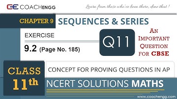 SEQUENCES AND SERIES - Exercise 9.2 Q11 - Class 11 MATHS NCERT Solution