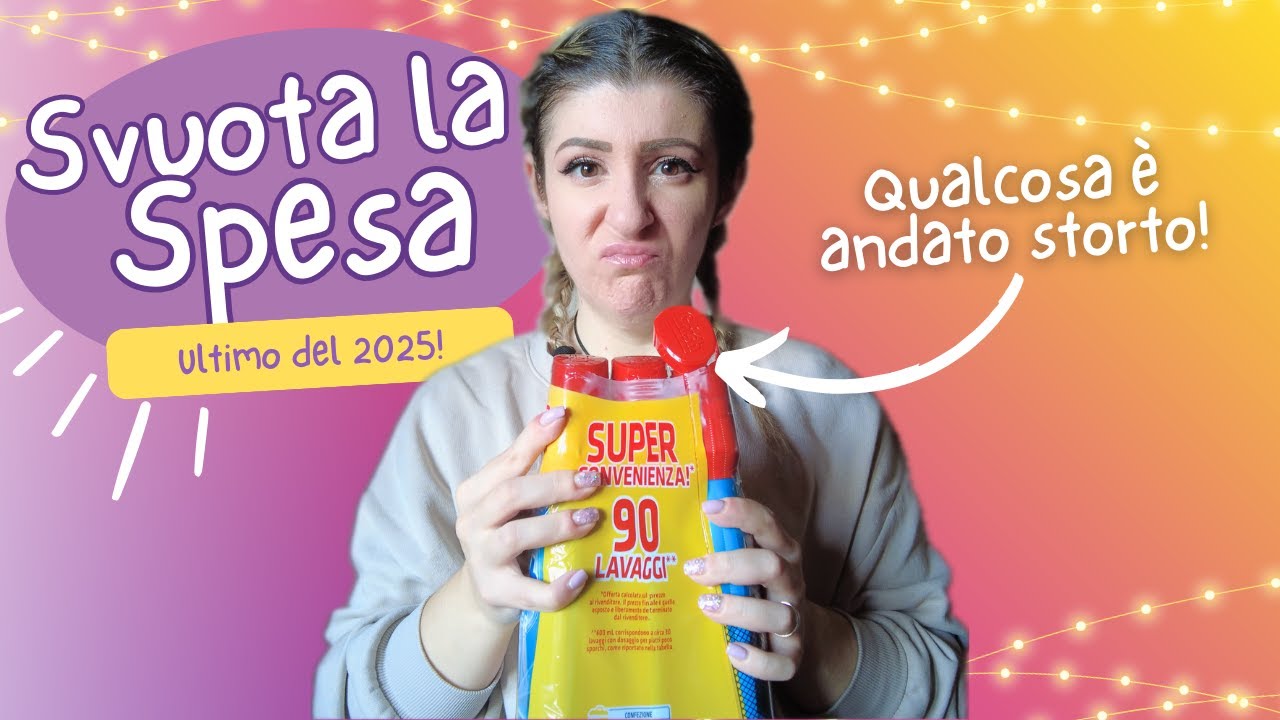SVUOTA LA SPESA ACQUA E SAPONE 🛒 l'ultimo del 2025! ✨ Vlogmas ✨| Il mondo di Pretty