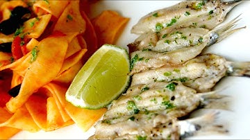 GRILLED SARDINES video recipe - How To grill sardines on the BIG GREEN EGG mini