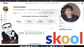 how i target my audience on YT and make $9,573.68/mo online with skool (as a low iq 24yr old)