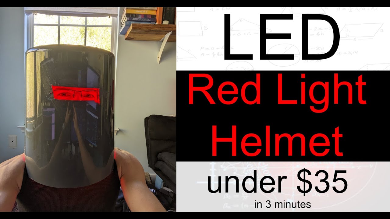 DIY Red Light Therapy Helmet Build Your Own at Home with a Bucket and