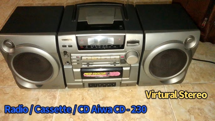 Aiwa CA-W70 Stereo Radio Cassette Carrying Component System.