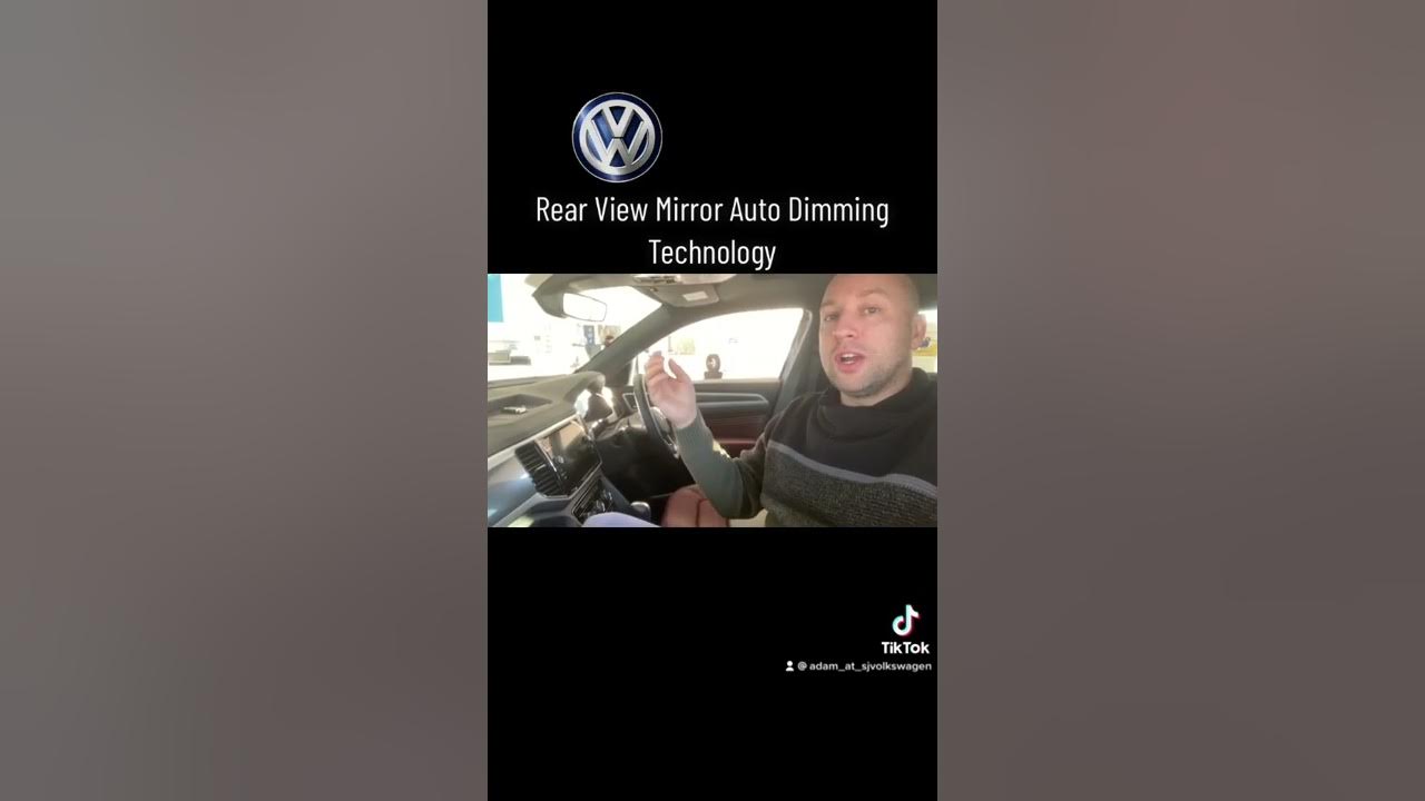 Volkswagen Rear View Mirror Auto Dimming Technology YouTube