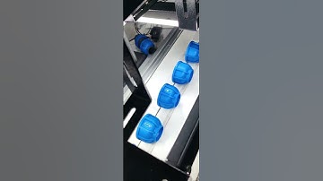 Laser marking machine automatically recognizes and mark logo on PVC products with  Visual system