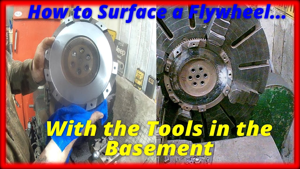 How to resurface a flywheel - YouTube