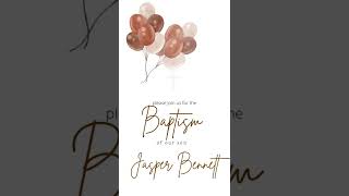 Baptism invitation