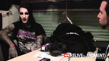 2011.12.22 Interview #2 with Chris from Motionless in White (Live in Bloomington, IL)